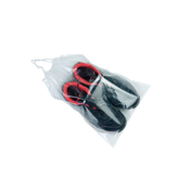 18x24 Clear Shoe Bag With Cotton Drawstring For Packing, Men & Women Pack Of 100 - Infinite Pack